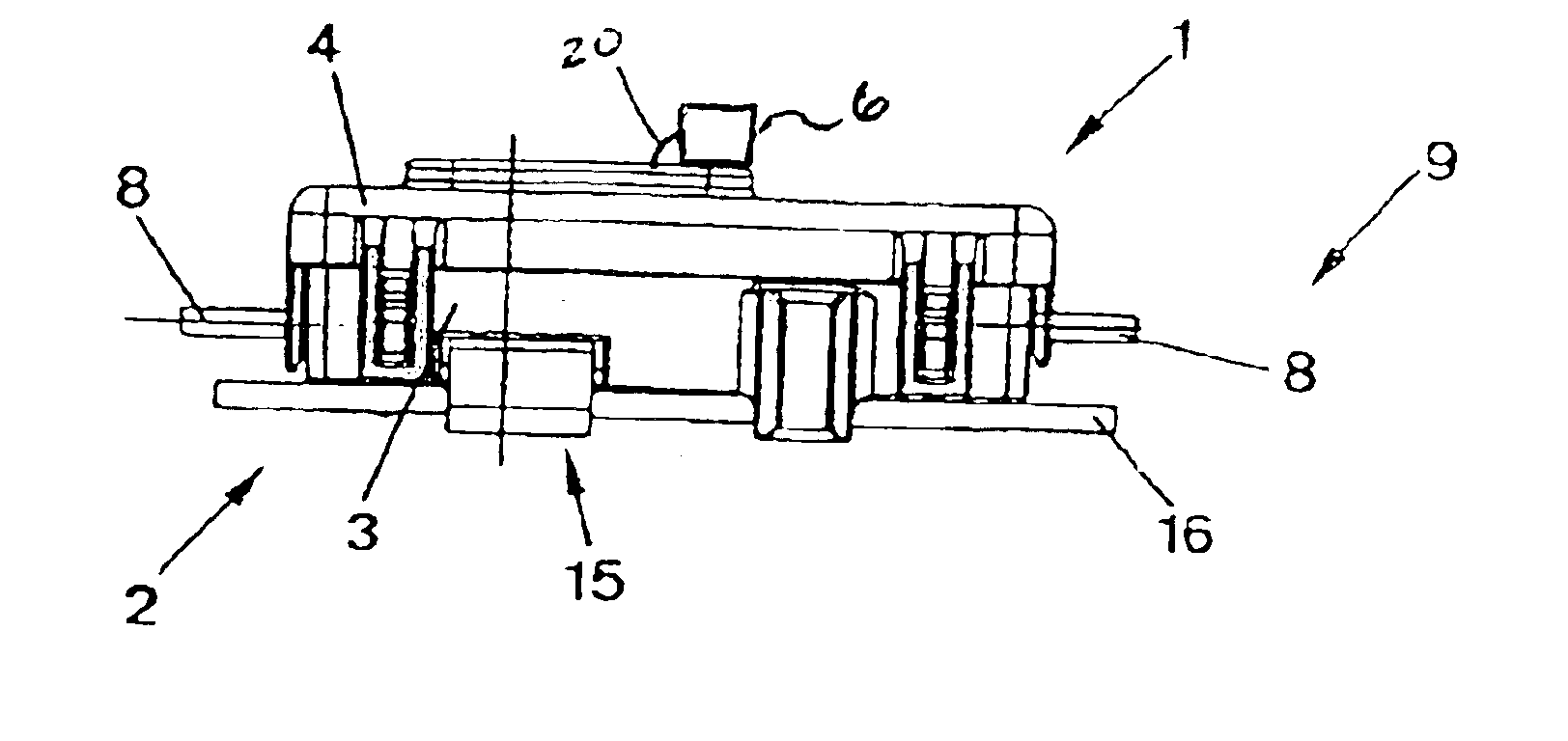 Compact coupler plug, particularly for a planar broadband lambda probe, in which single-conductor seals are prevented from being lost