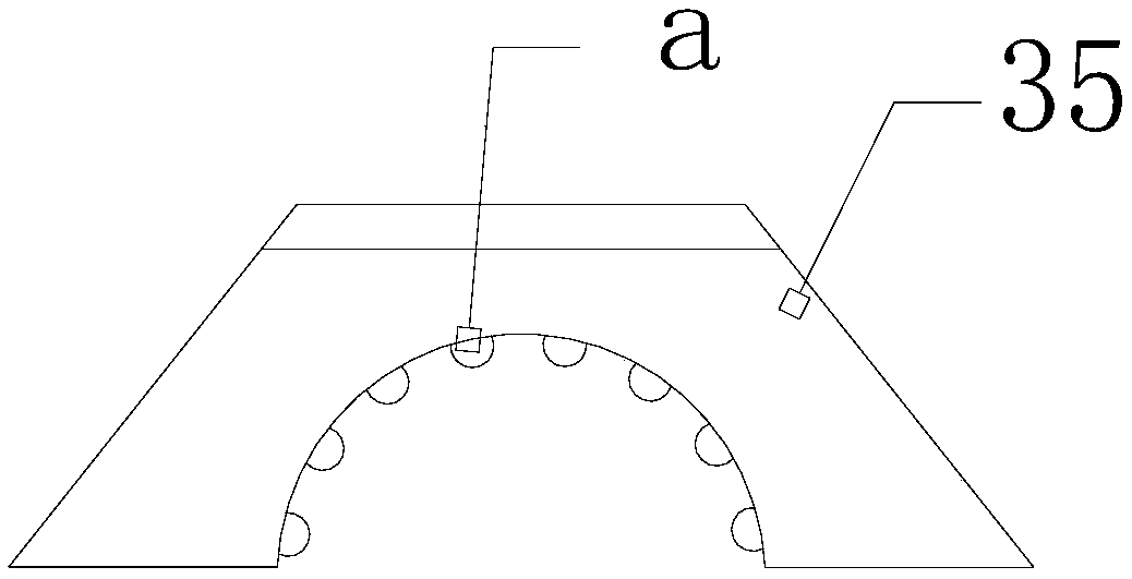 Line deviation preventing structure for steel bar straightening equipment