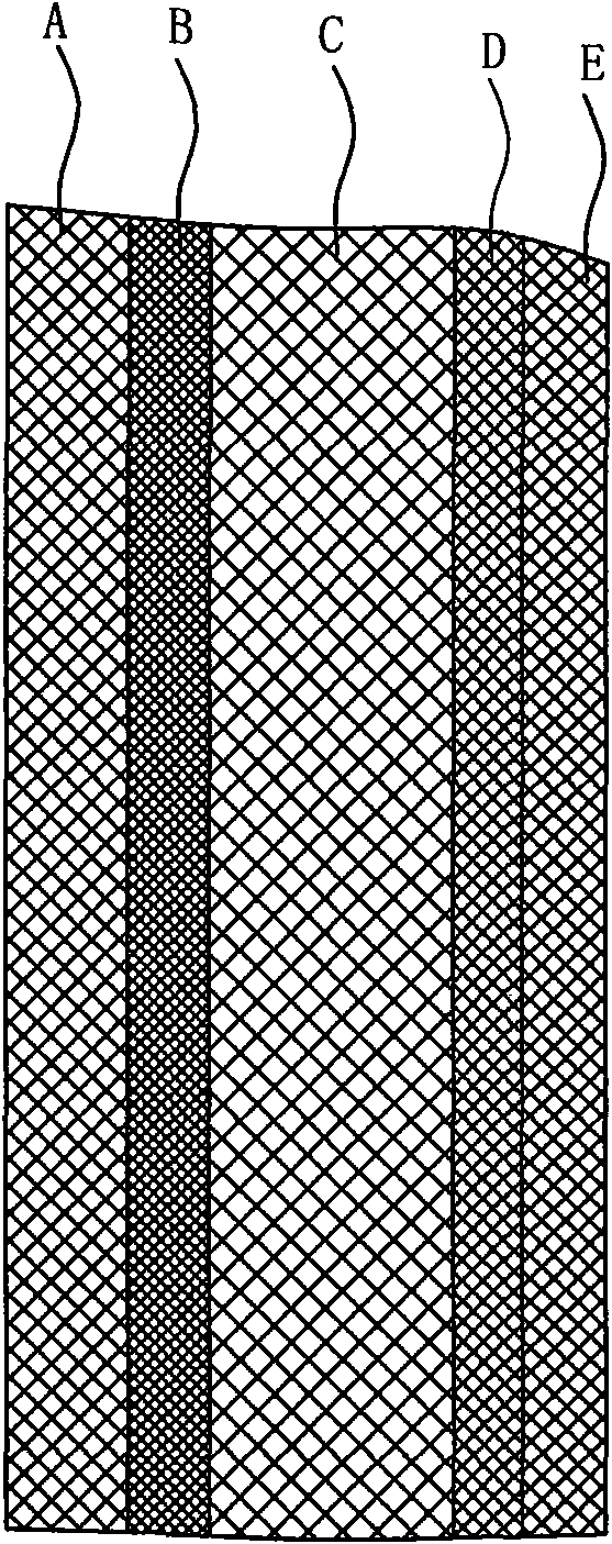 Film for suction plastic packaging of medical equipment and method for preparing same