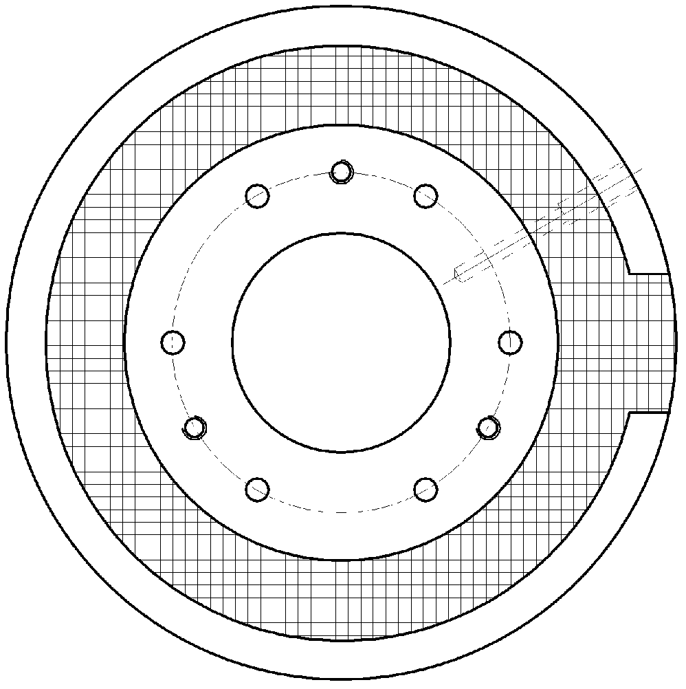 Water-cooling temperature-control forming die for light alloy plates