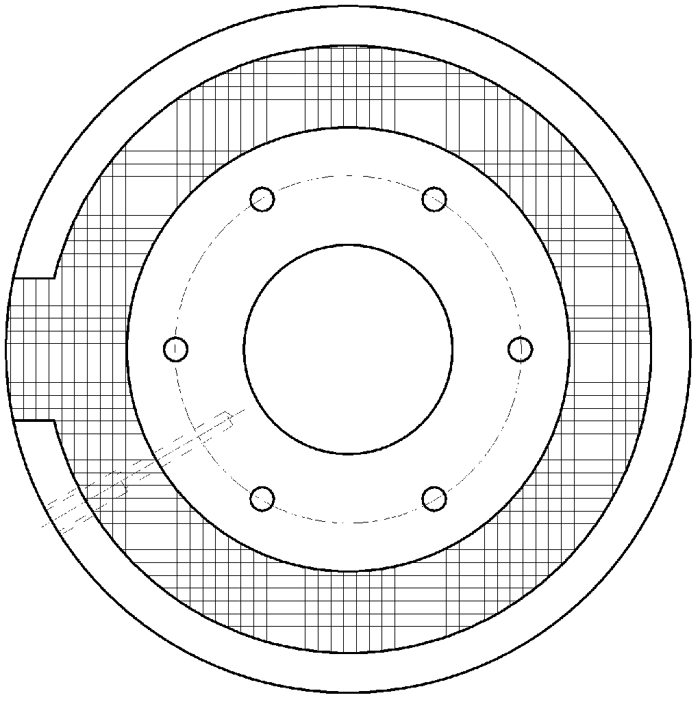 Water-cooling temperature-control forming die for light alloy plates