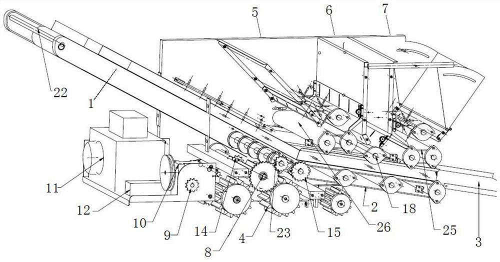 Degradable substrate seedling tray placing and sowing machine