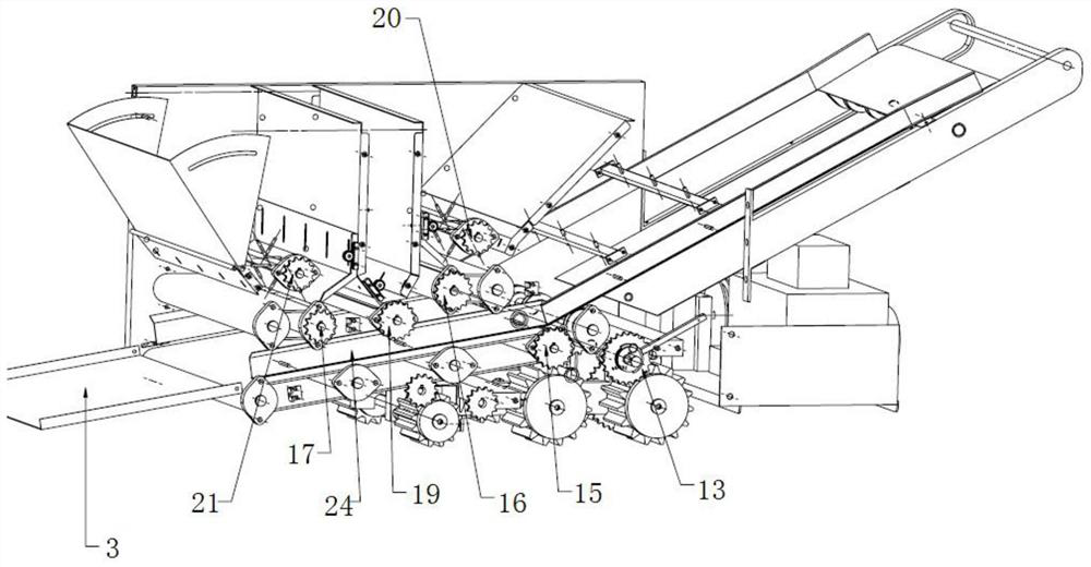 Degradable substrate seedling tray placing and sowing machine