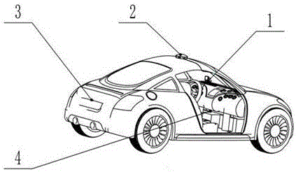 Navigation system device based on panoramic map