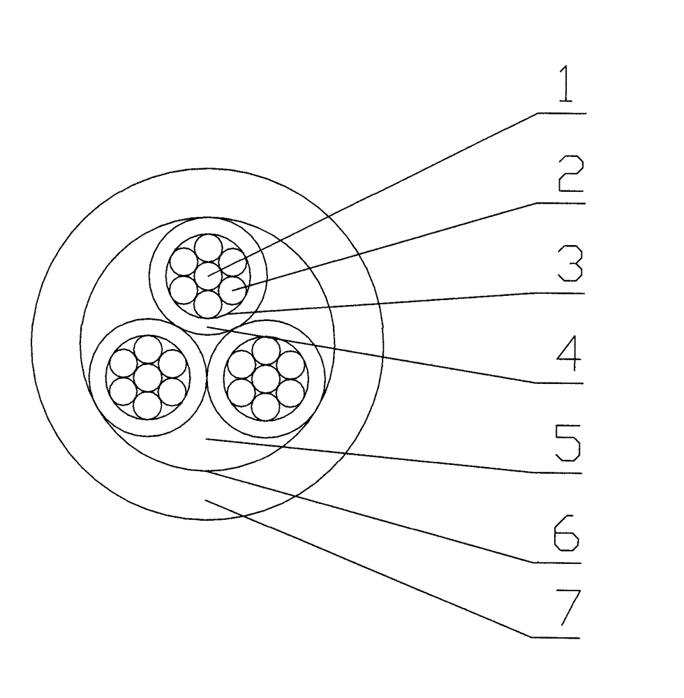 Special cable for buggy ladle