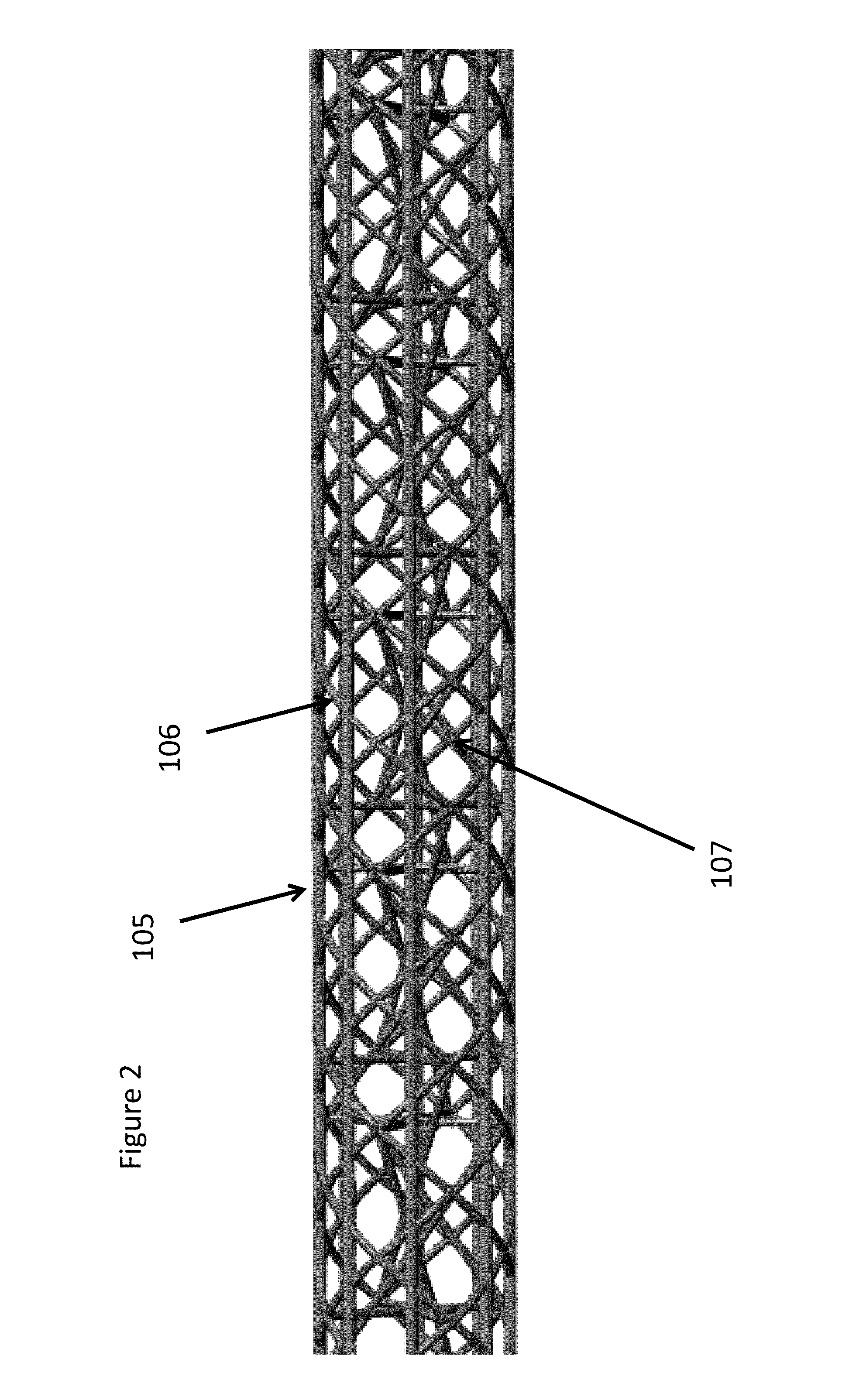 Minimal weight composites using open structure