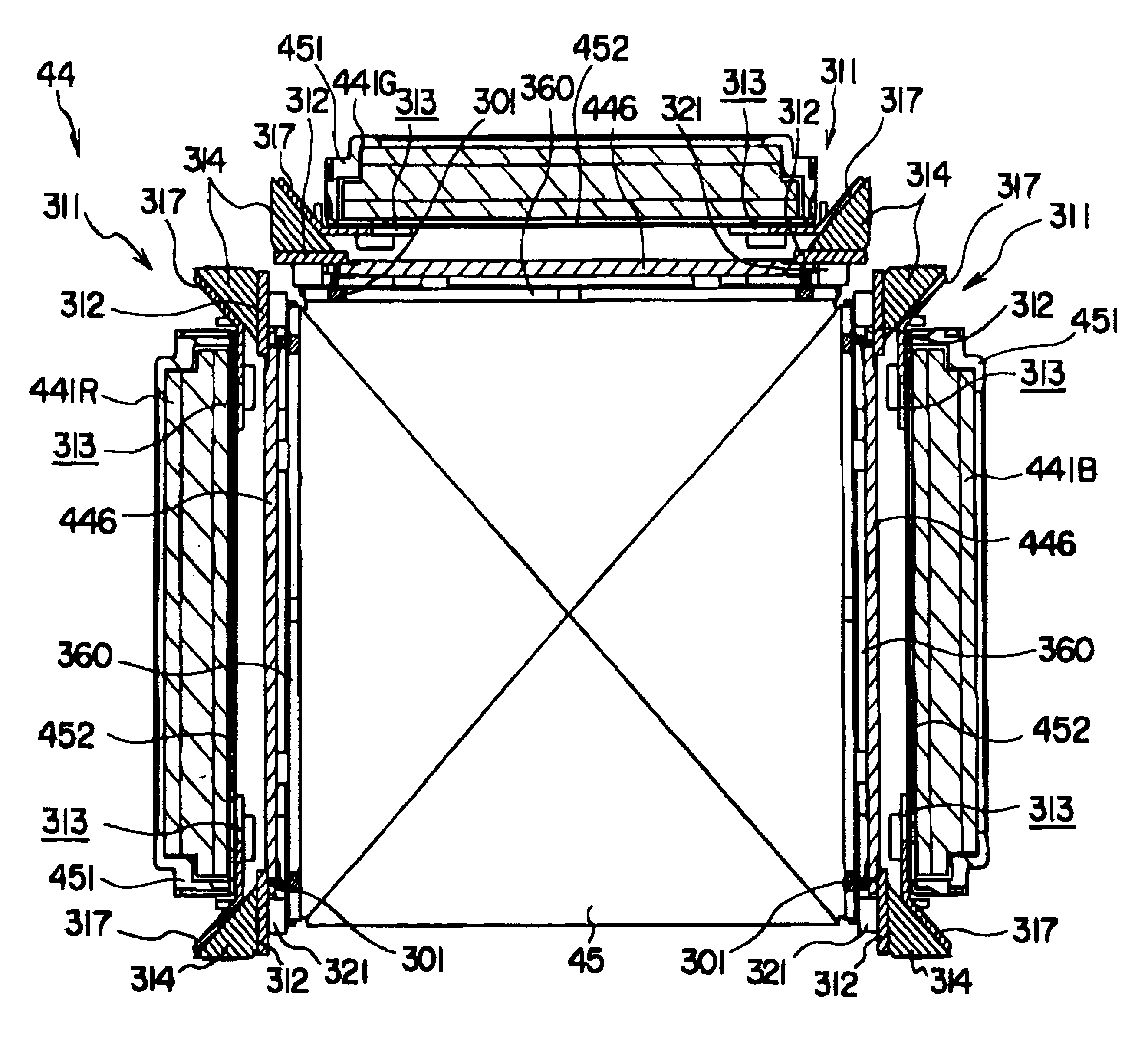 Cooling mechanism of optical modulator, optical modulator attachment unit and projector