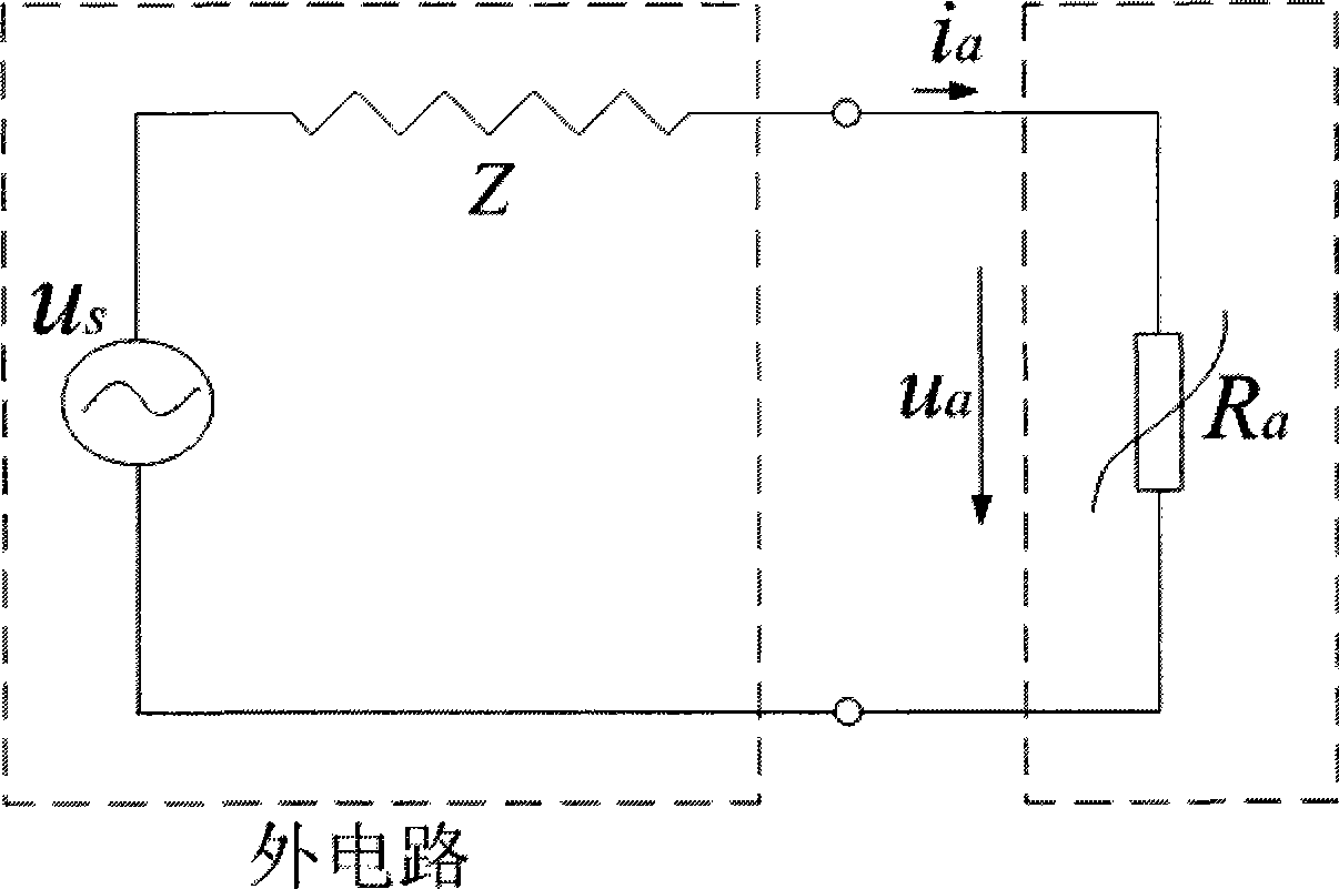 Secondary arc analogue simulation apparatus and method for transmission line