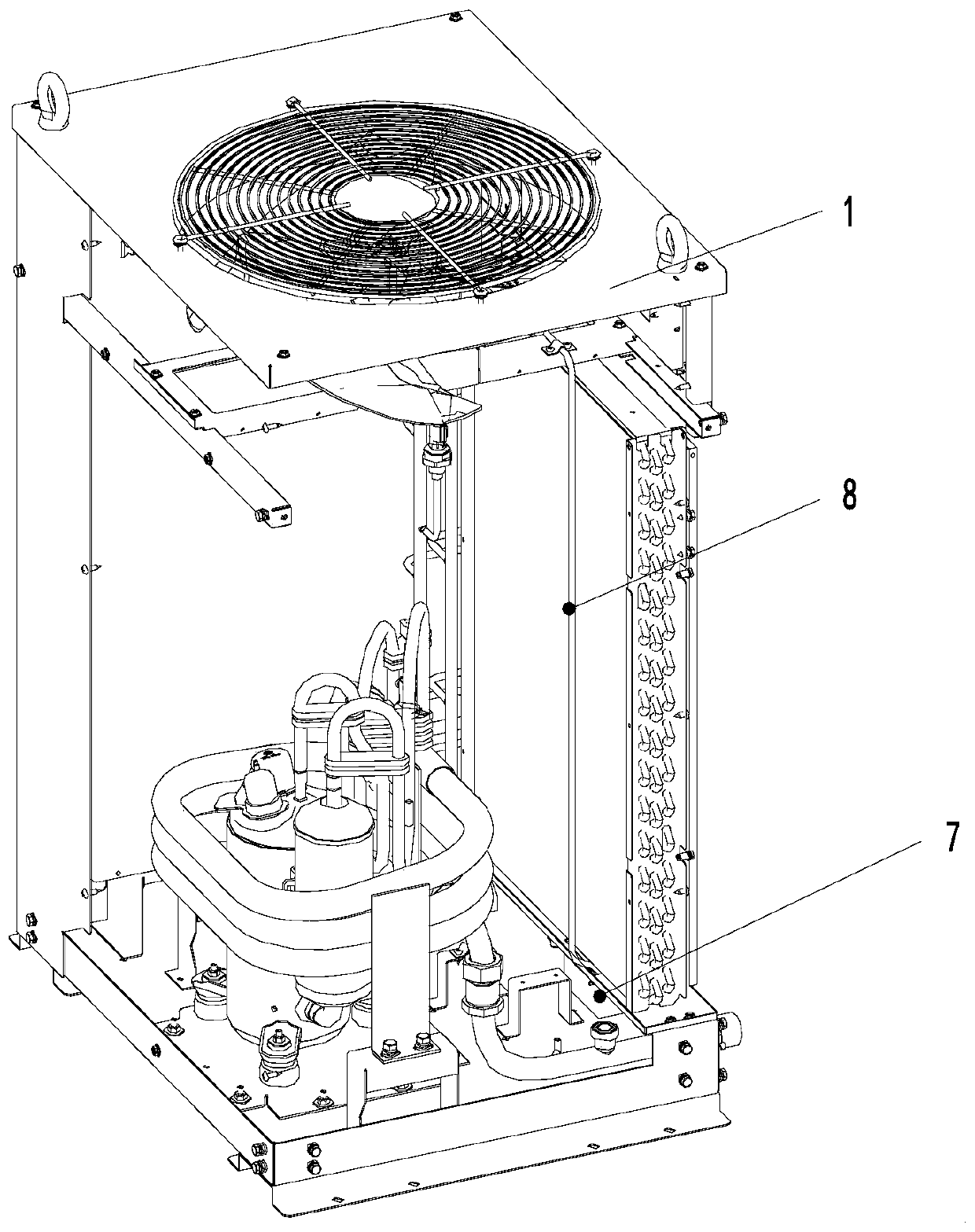 Cooling machine with automatic cleaning function and machine tool using cooling machine