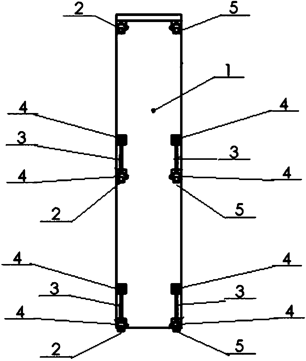 High-precision adjusting structure under large-load working condition