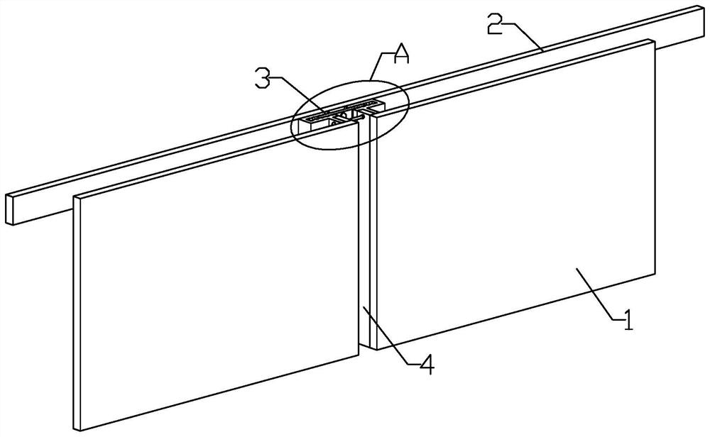 Curtain wall mounting component and material and manufacturing method thereof