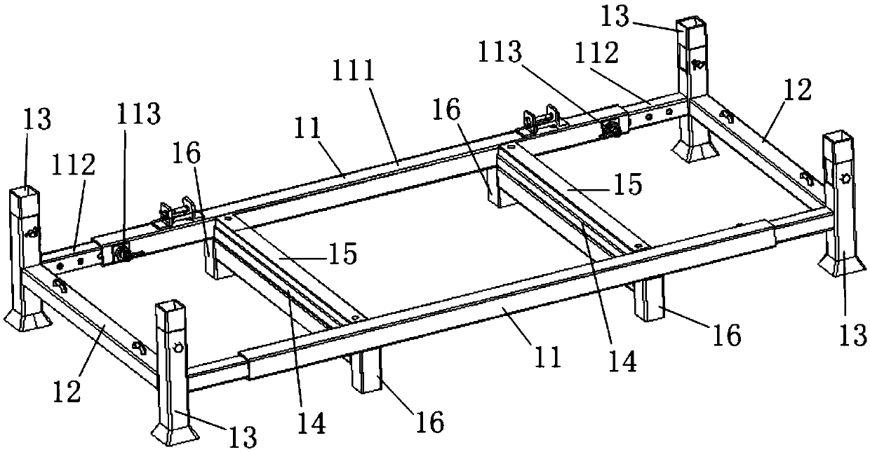 An adjustable folding glass packaging box