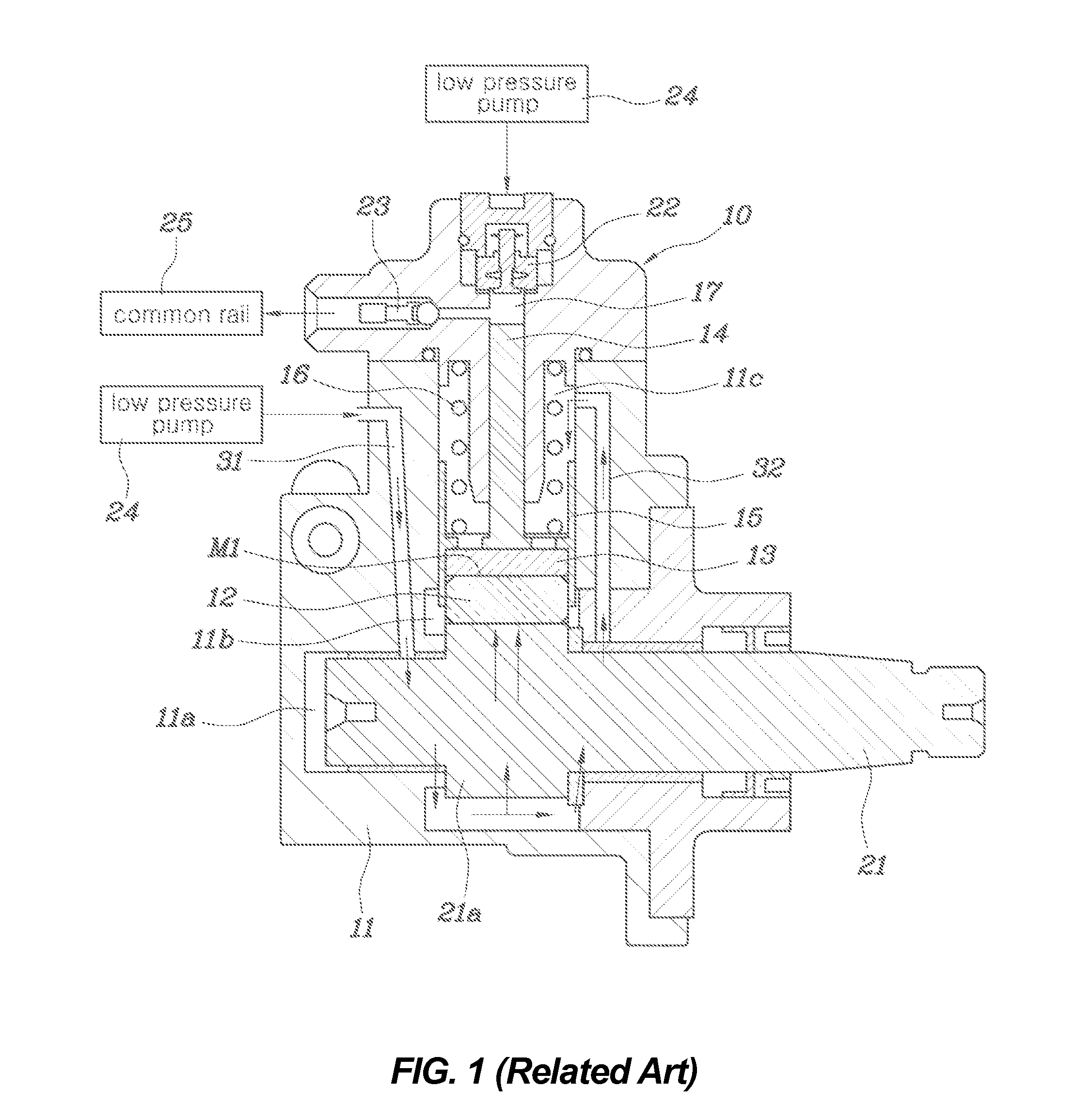 Lubrication apparatus of high pressure pump for common rail system