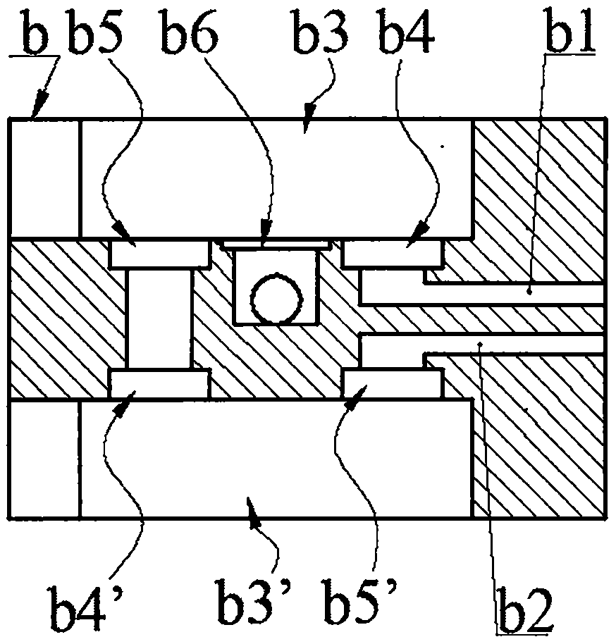 A self-excited pump driven by two oscillators