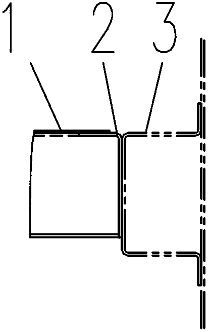 Engine room soundproof wall mounting structure for railway vehicle