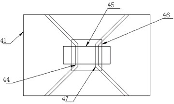 Novel ITO (indium tin oxide) gap-bridge integrated capacitive touch screen and manufacturing method of novel ITO gap-bridge integrated capacitive touch screen