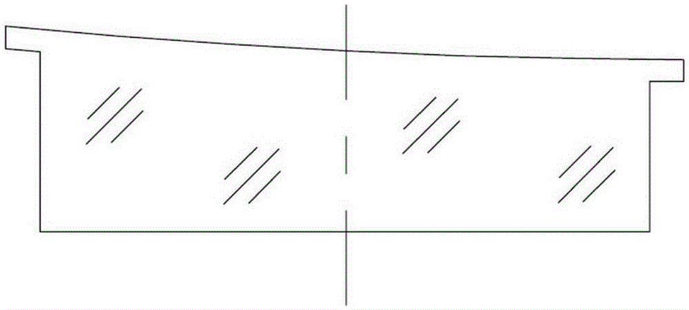 Nesting process machining method for off-axis reflection type optical part