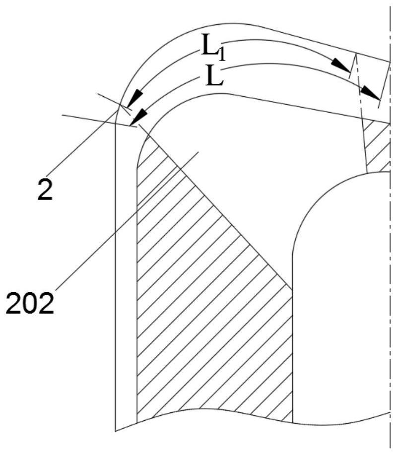 PDC drill bit with rear-row tooth water holes