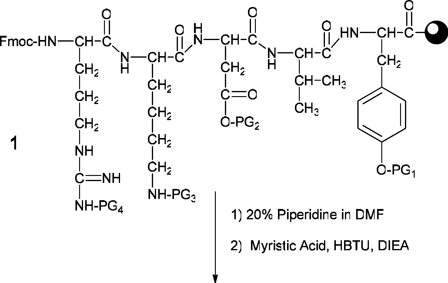 Chemically modified thymopentin and synthetic method thereof