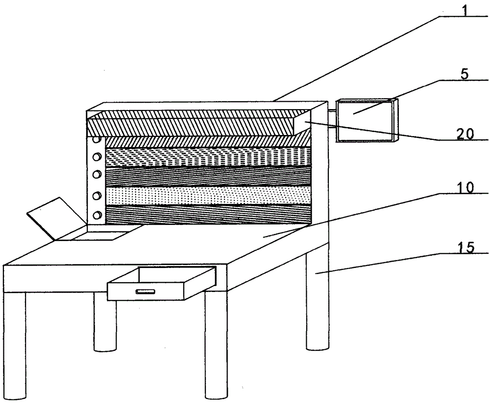 Experimental simulation device for fine geologic reservoir research