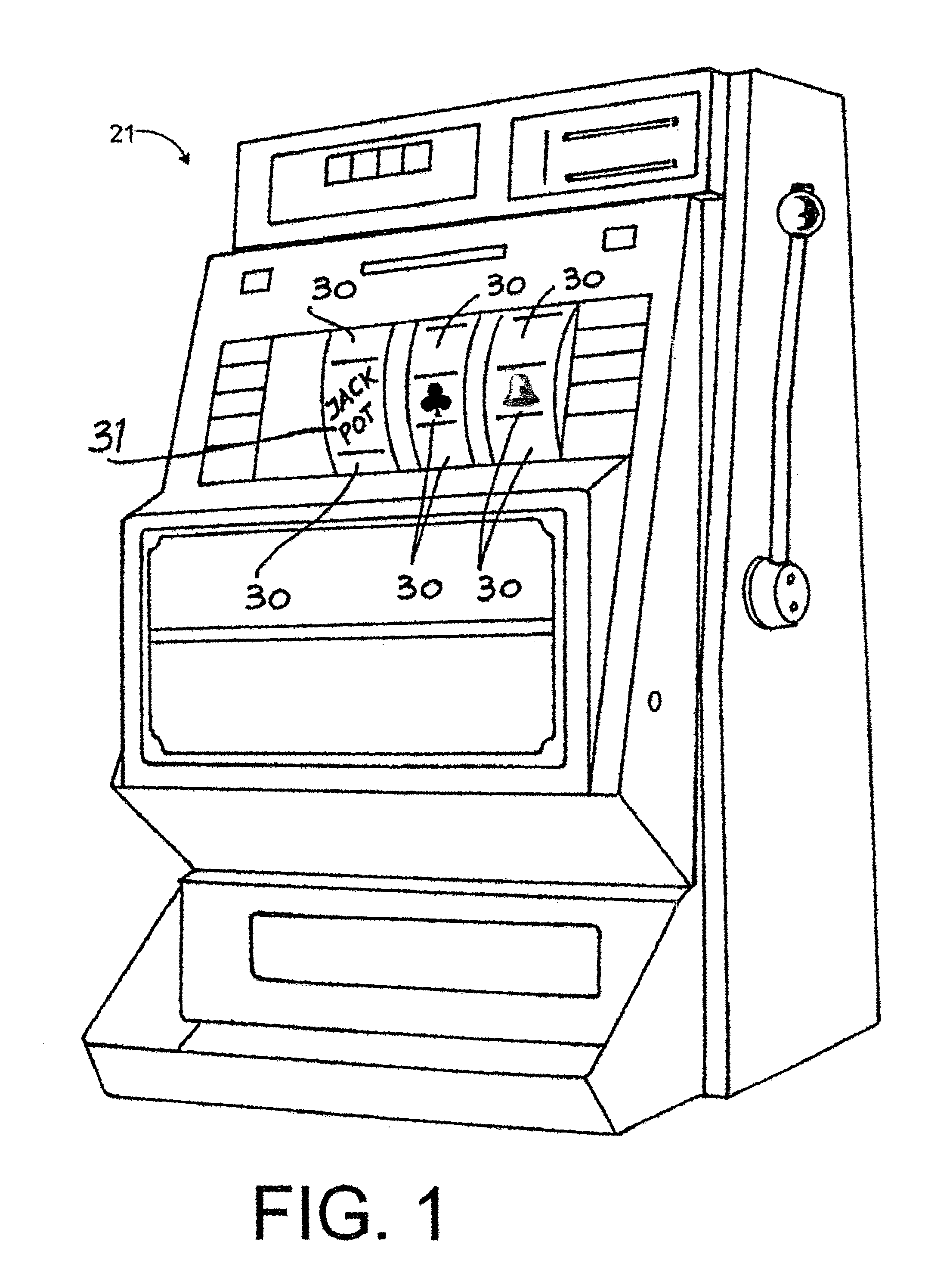 Method for providing gaming and a gaming device with electronically modifiable electro-mechanical reel displays