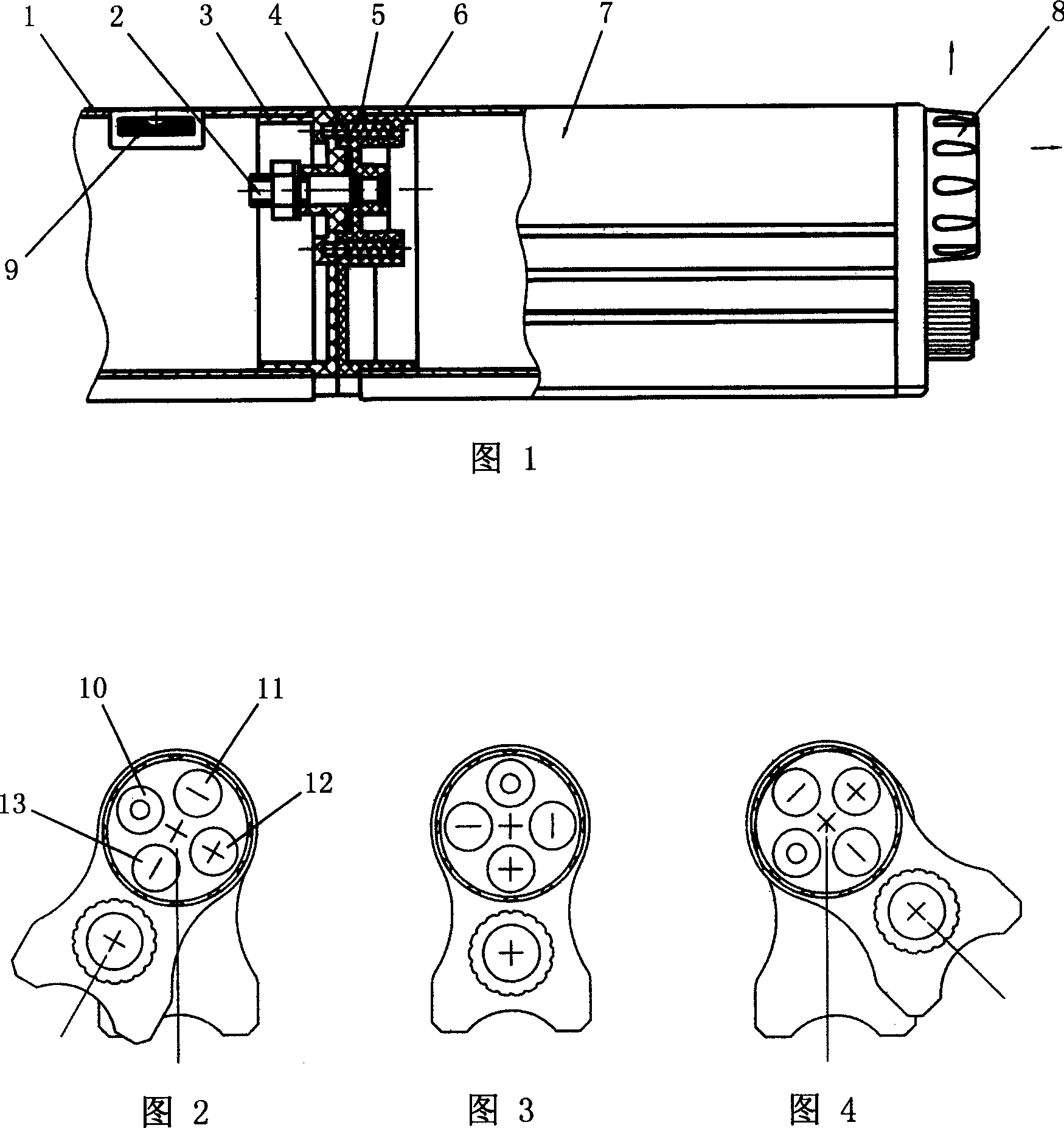 Laser leveling rod with an angle conversion mechanism