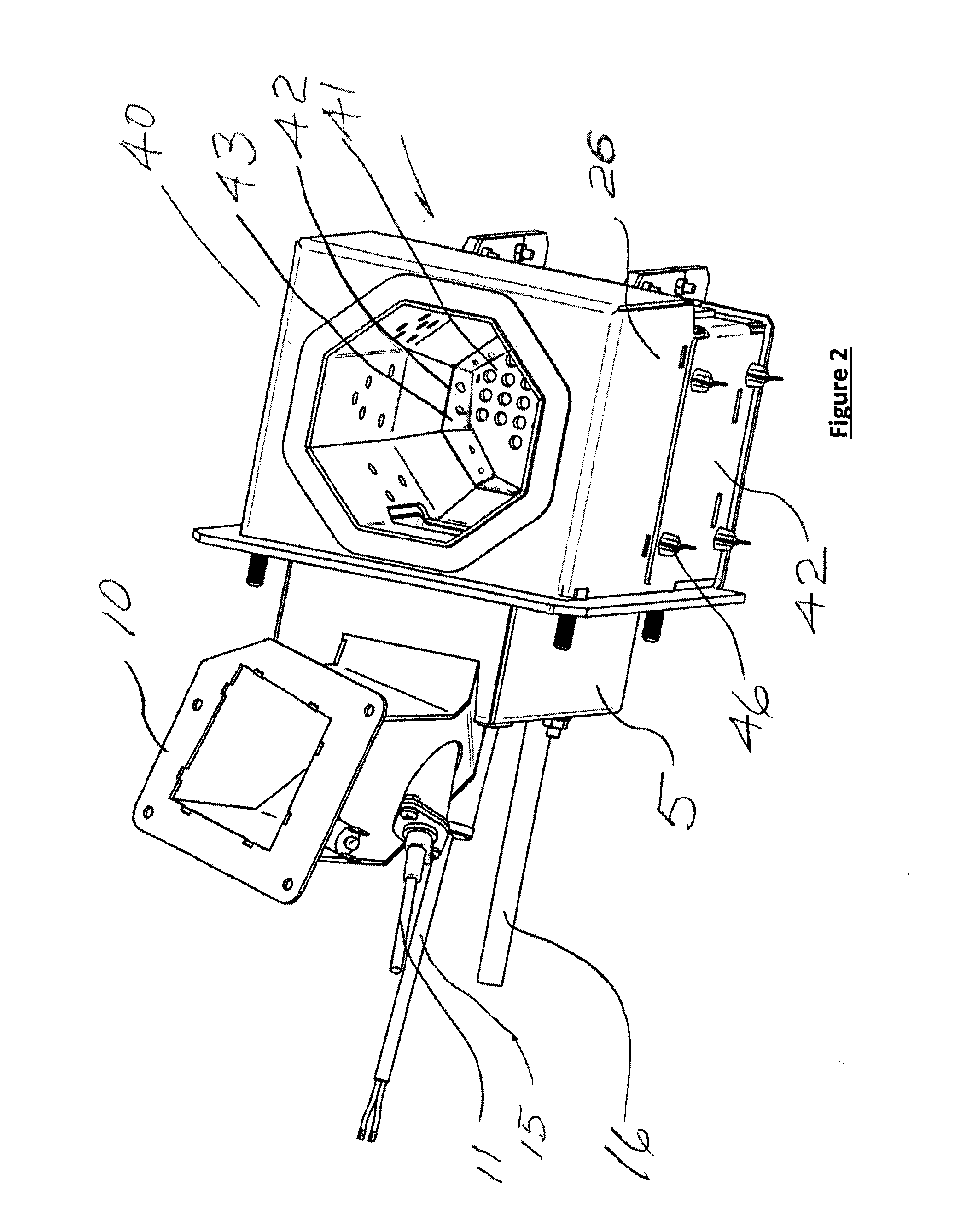 Wood pellet burner assembly