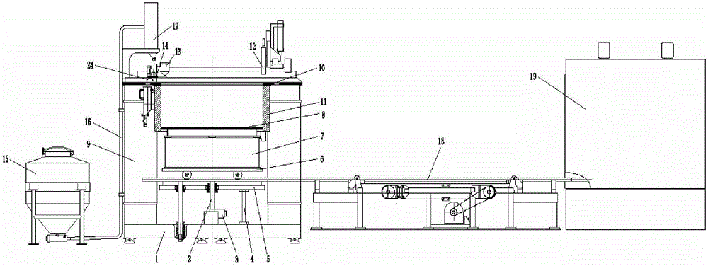 Laser 3D printer capable of finishing high-precision sand mold manufacture at one step