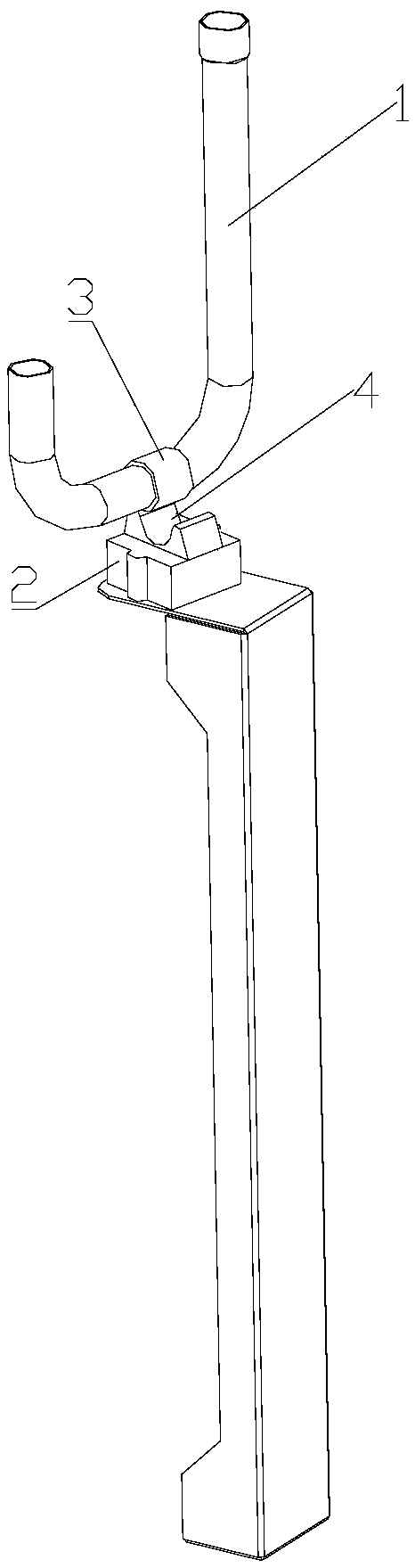 Pipeline stress strain adjusting device and method and air conditioning device