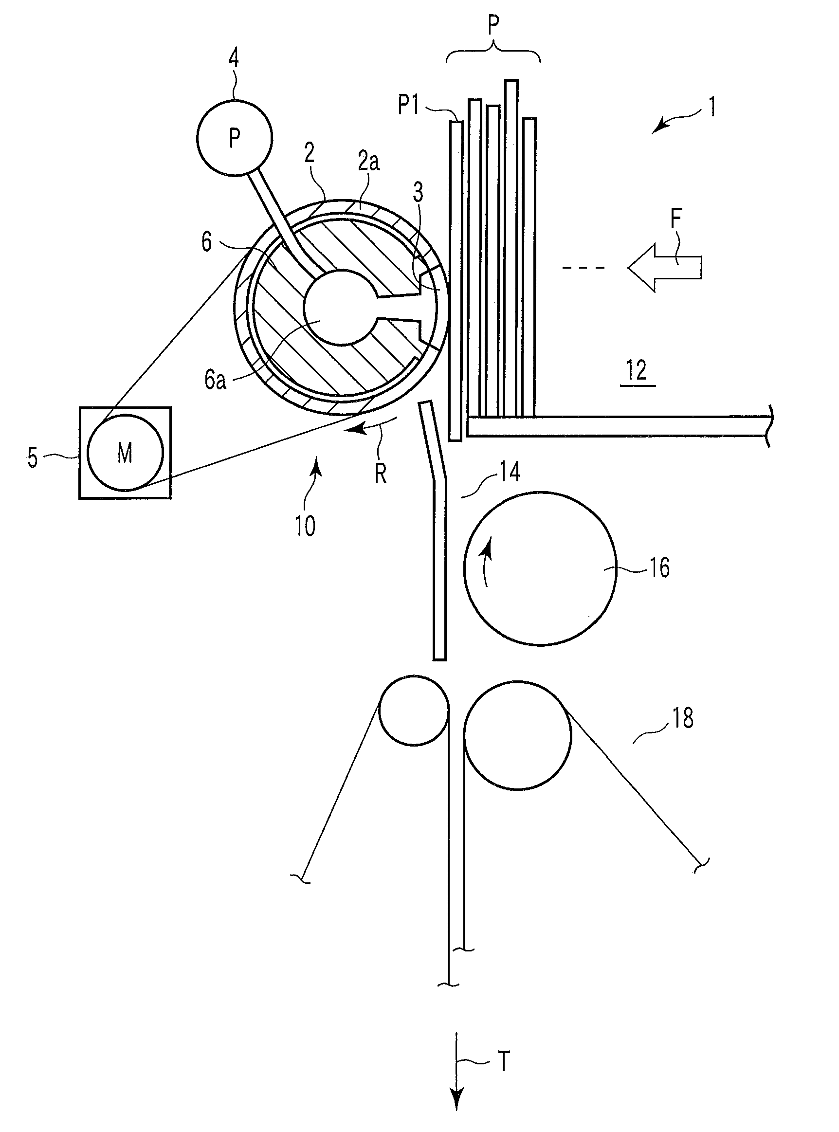 Sheet takeout device