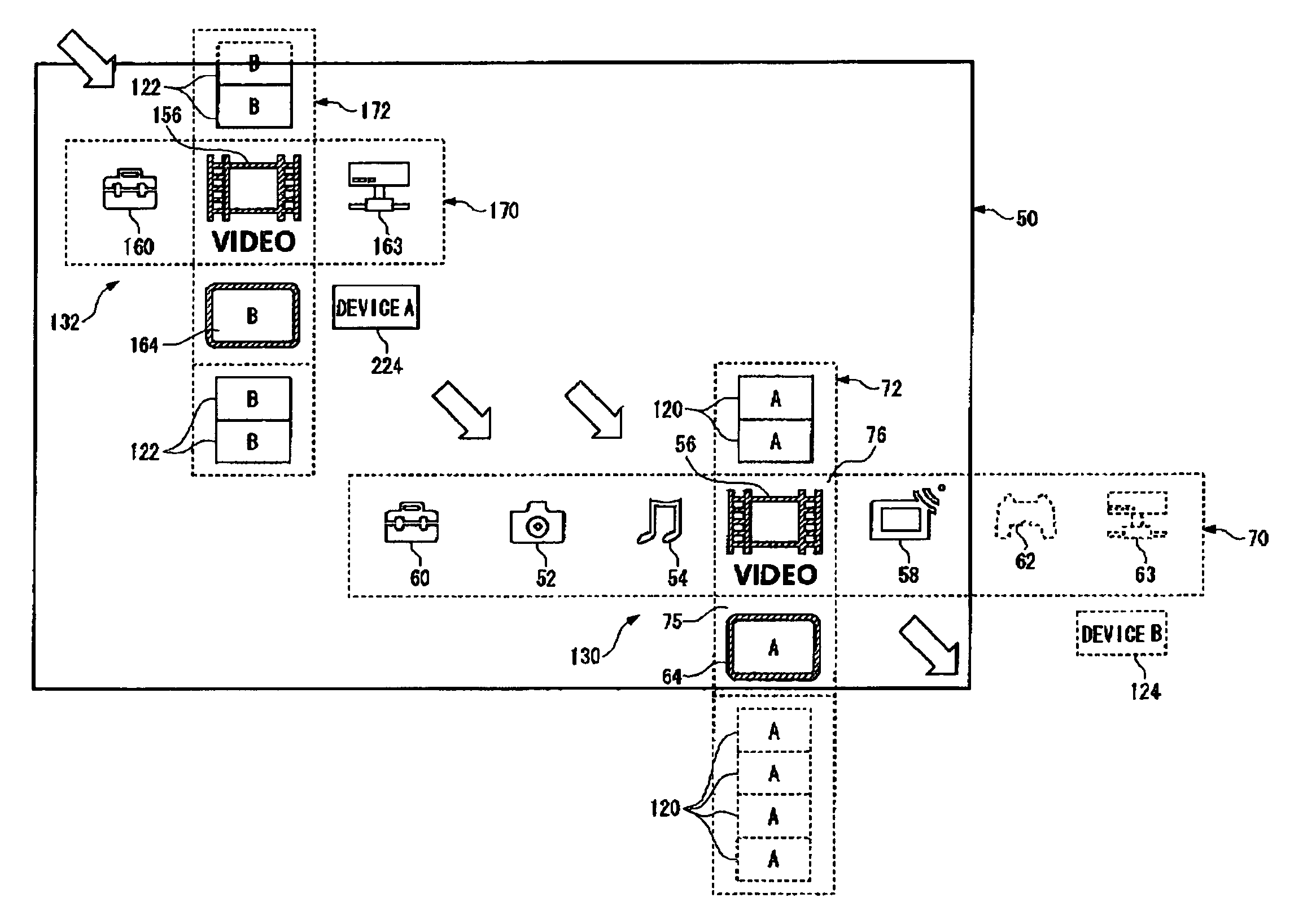 Multimedia player and method of displaying on-screen menu