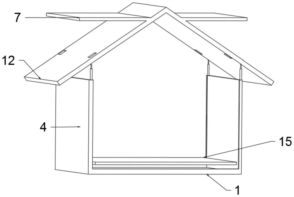 Pipeline placing device for building engineering