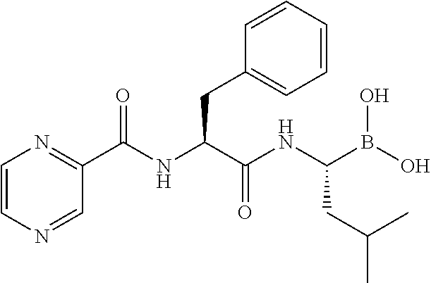 Composition comprising bortezomib