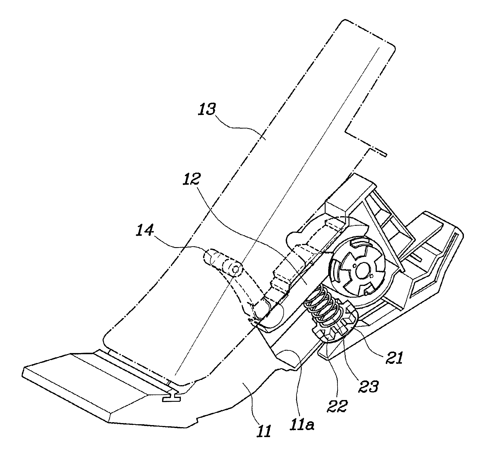 Pedal effort adjusting apparatus of accelerator pedal