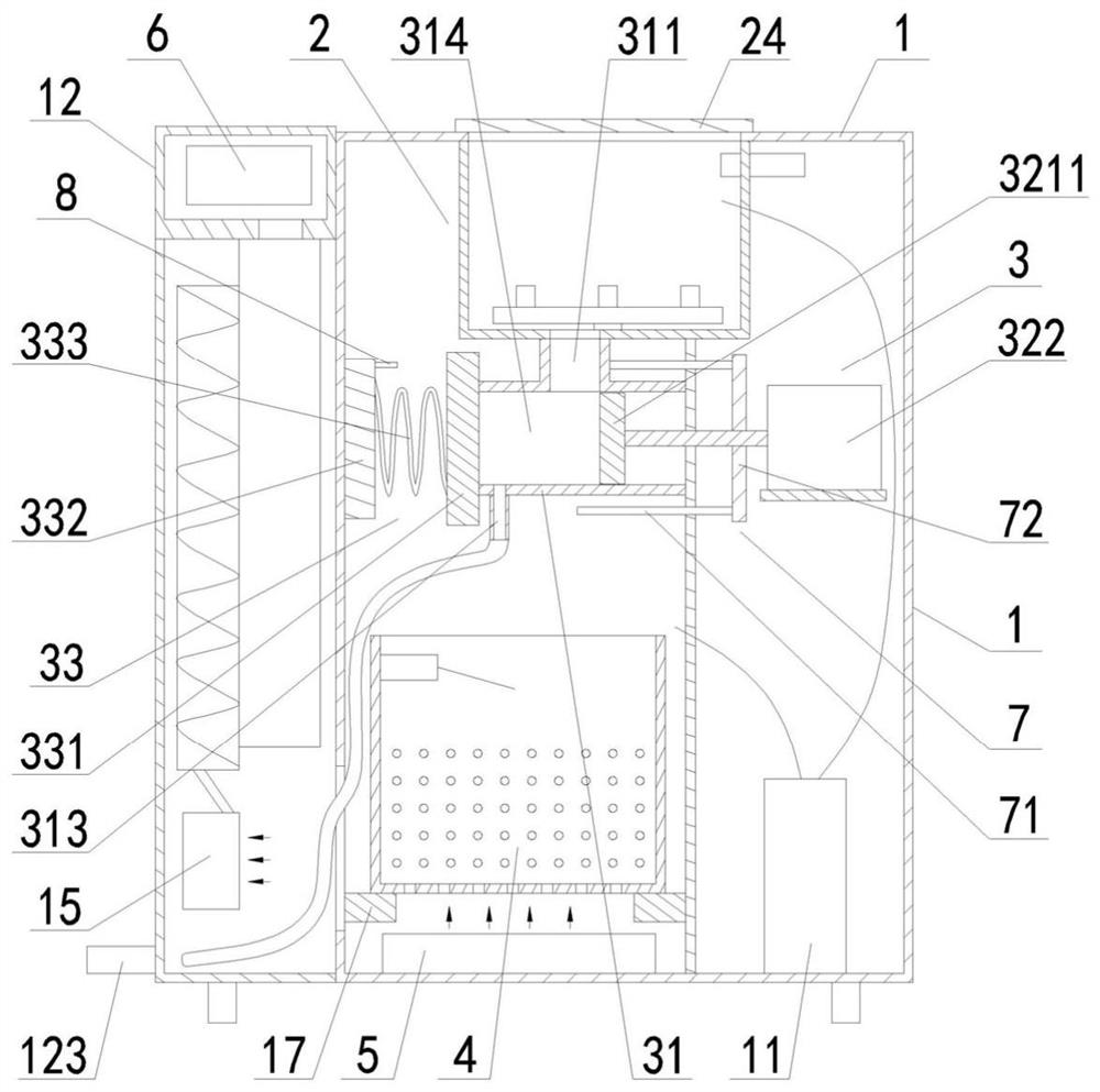 Kitchen garbage recycling processor