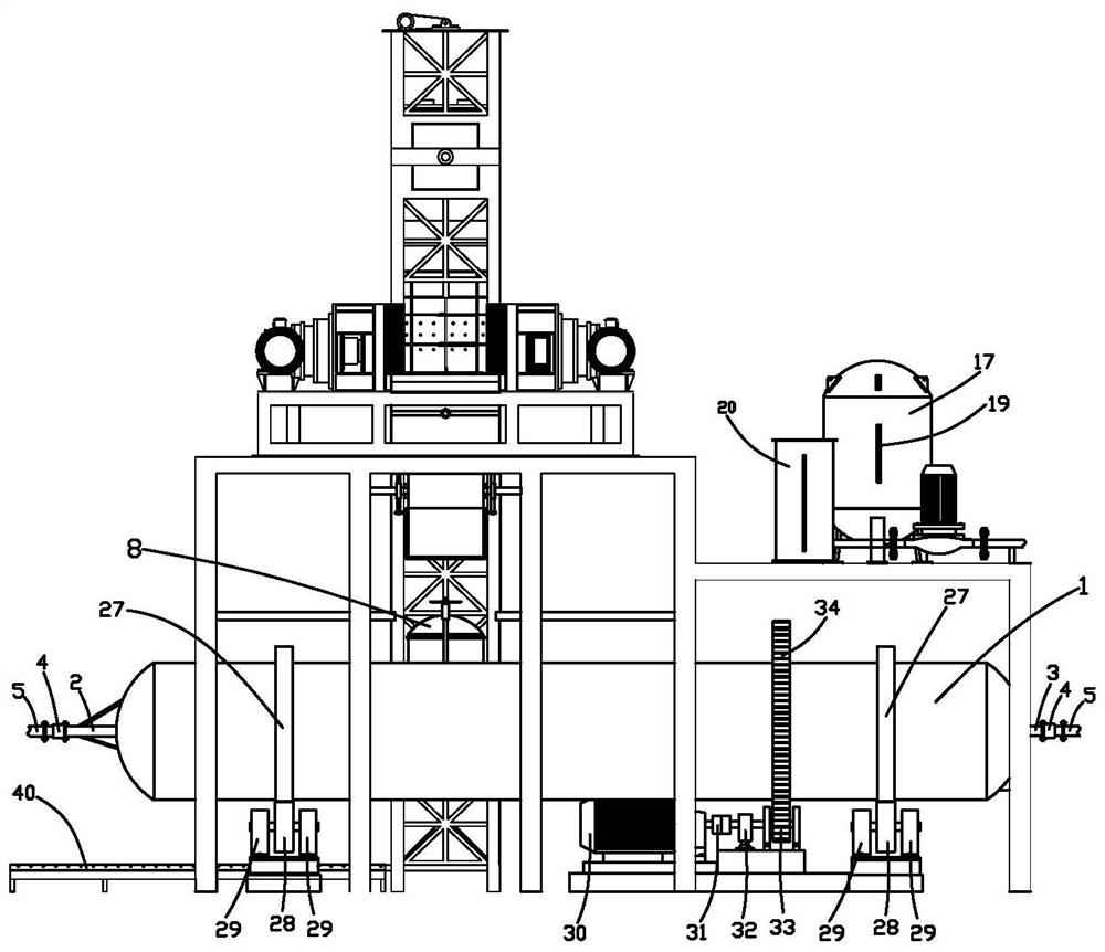 Barreled viscous colloidal hazardous waste treatment and recovery system device