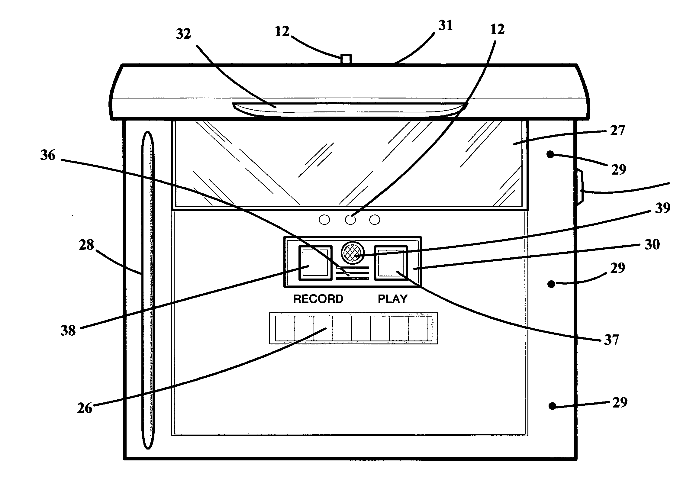 Mail receptacle with delivery indicator