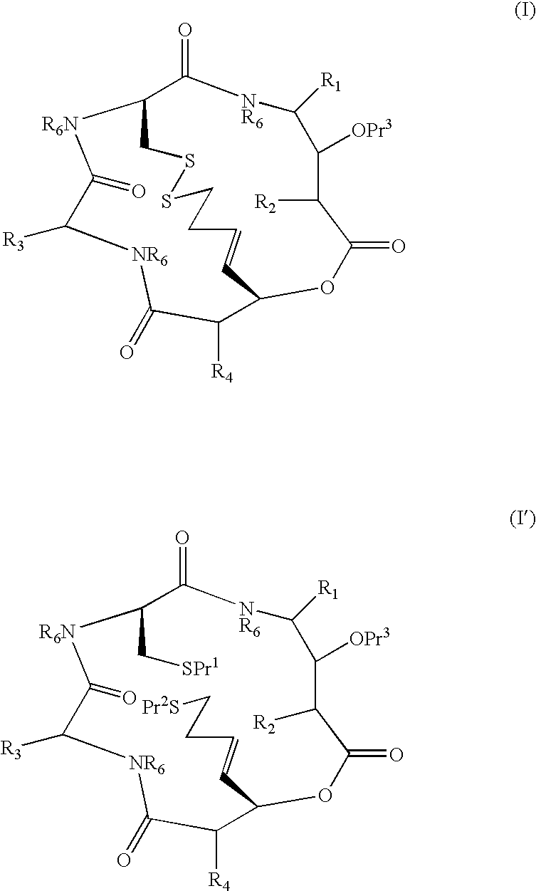 Depsipeptides and their therapeutic use