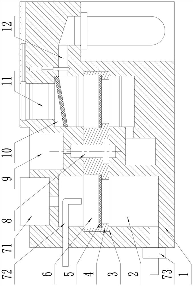 Powder storage device for machine tool machining