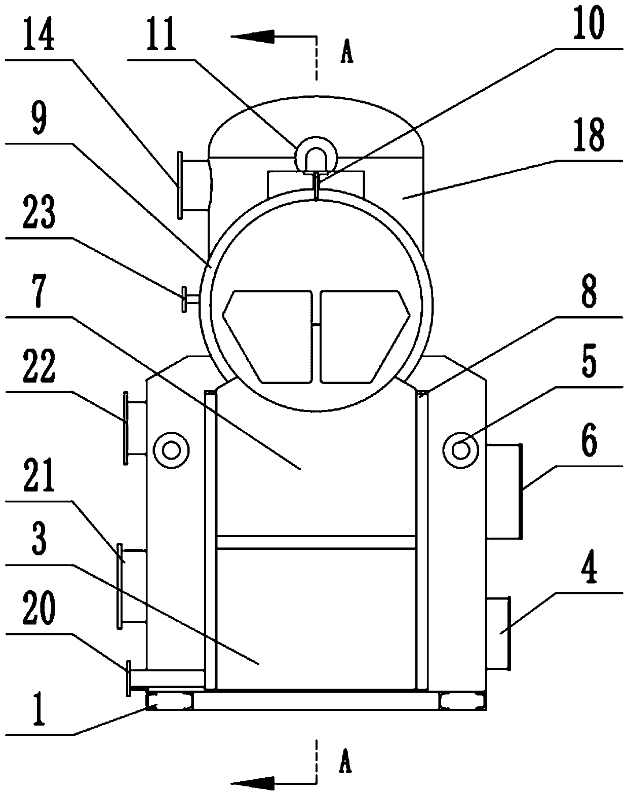 Forming equipment for producing dried rolled bean curd under normal-pressure steam conditions