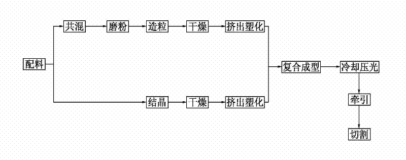 APET/PETG composite material and its production technology