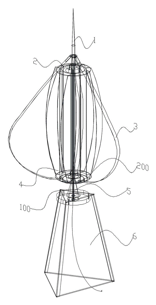 Magnetic suspension wind driven generator