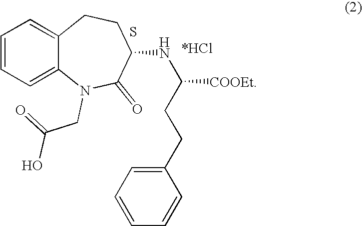 Process for the preparation of benazepril hydrochloride