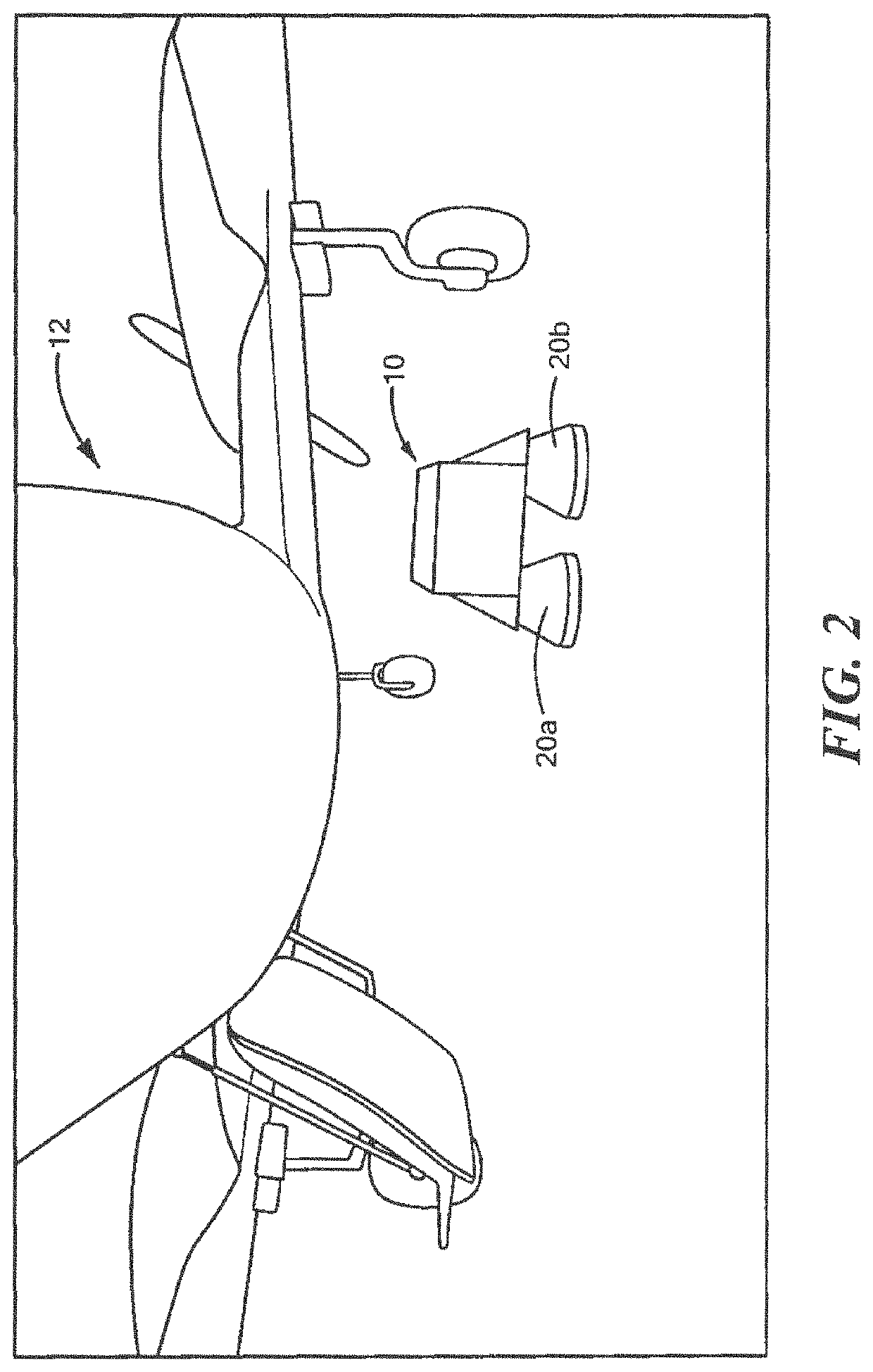 Airborne wind profiling portable radar system and method