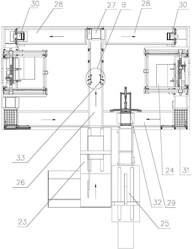 Automatic packaging device and method for small ceramic tiles