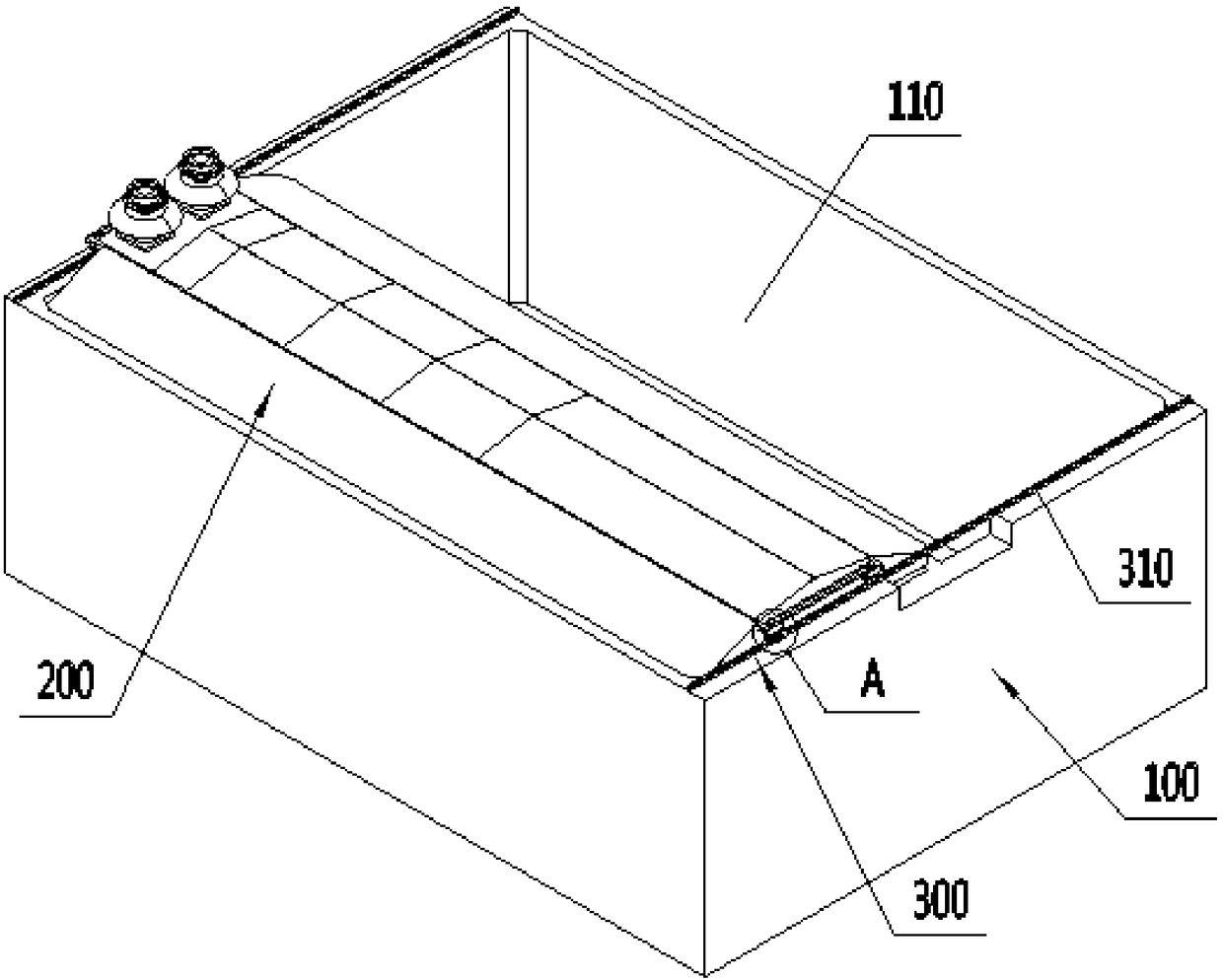 Steam condensing device of granulating slag pit as well as gas collecting cover thereof and using method thereof