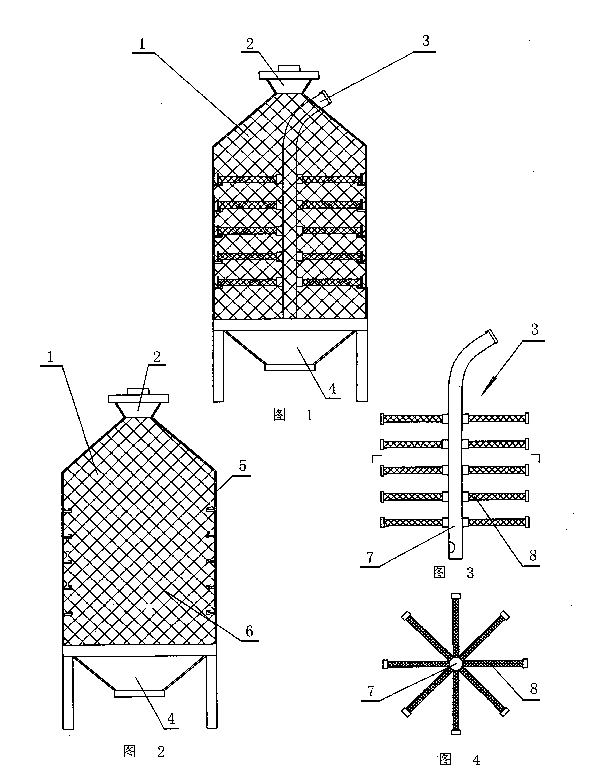 Straw drying warehouse