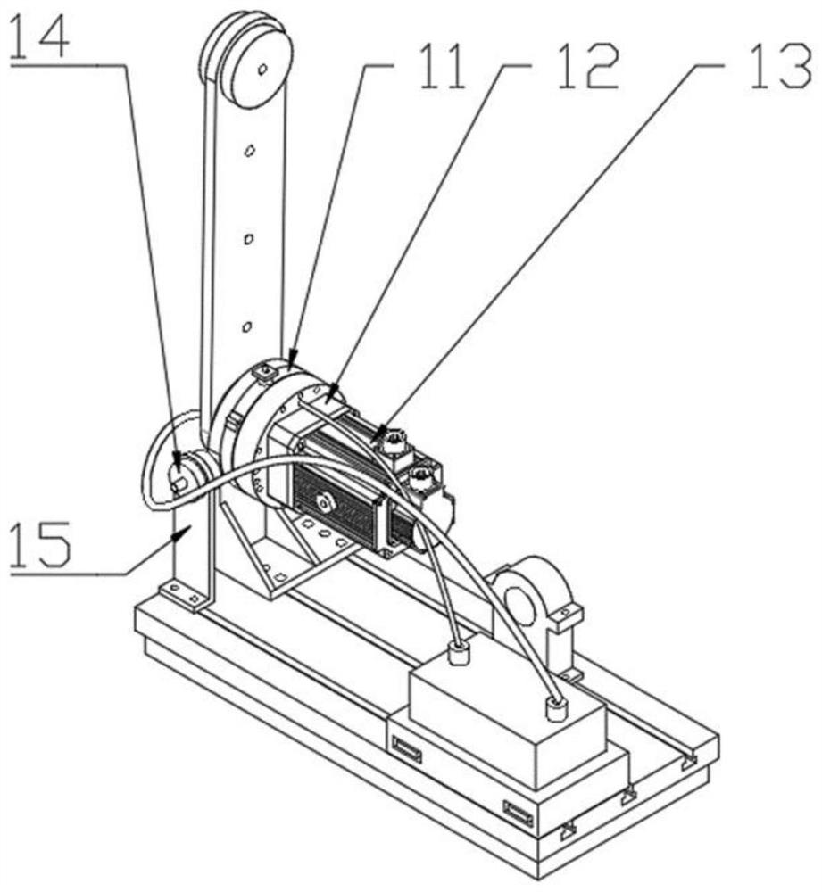 RV speed reducer performance testing device based on multi-sensor fusion