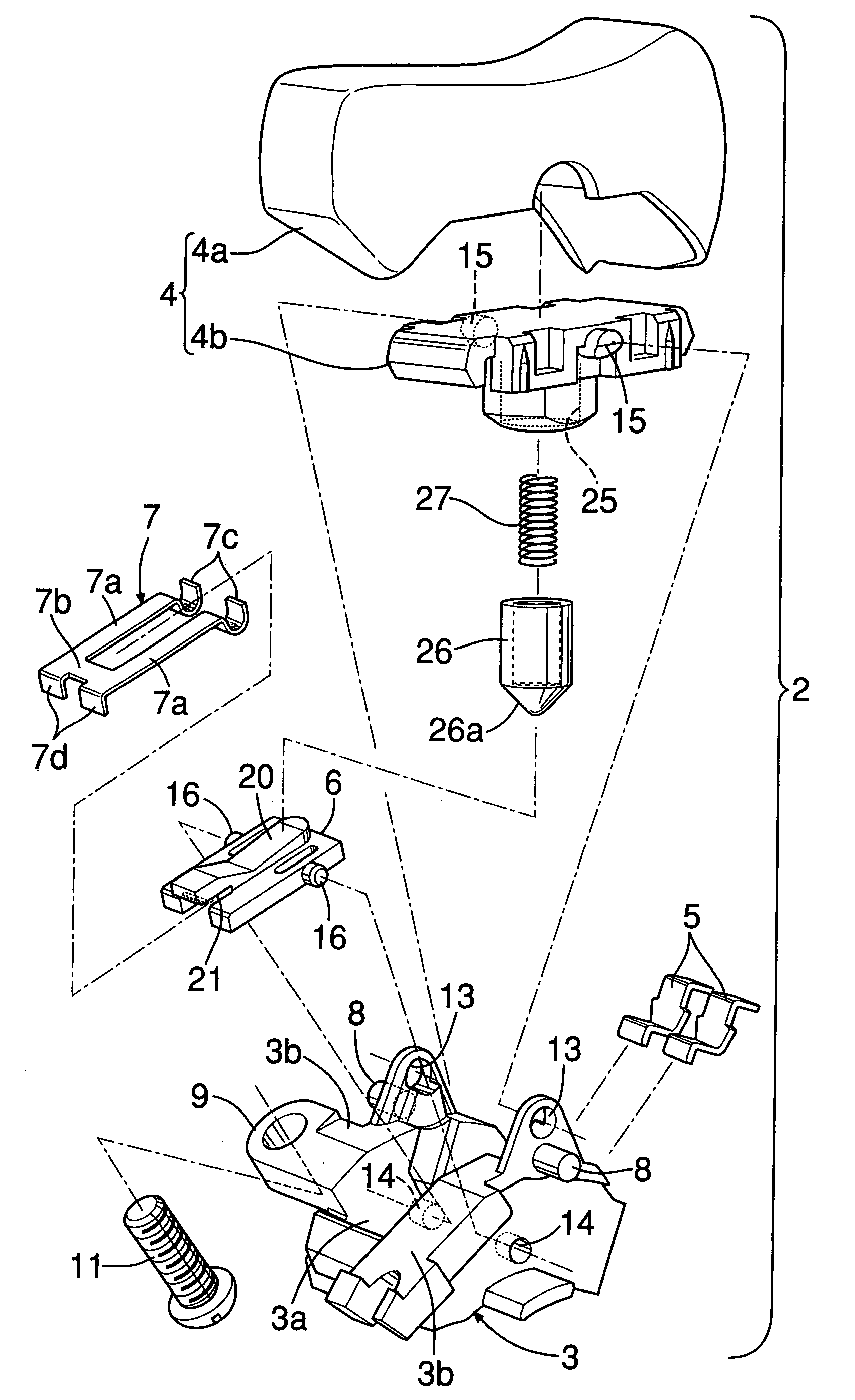 Switch device with rapid opening and closing between movable and stationary contacts