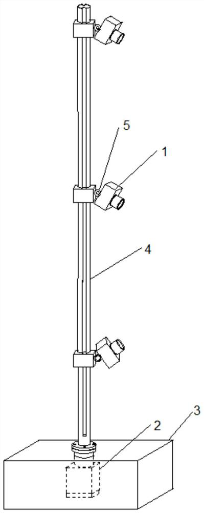 Intelligent multi-point three-dimensional information acquisition equipment